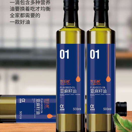 濮阳亚麻籽油500ml/瓶