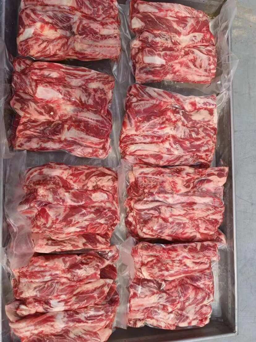 精选草饲，谷饲腹肉条，牛肋条，工厂直销，价格实惠，
