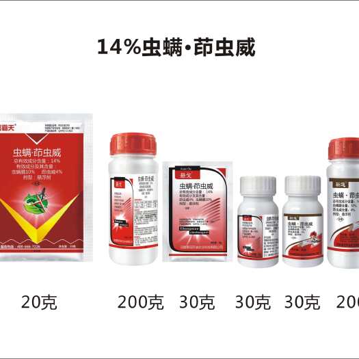 14%虫螨印虫威专治钻心虫小菜蛾青虫棉铃虫潜叶蛾茶尺蠖杀虫剂