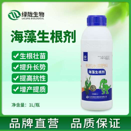 诸城市绿陇爆根绿陇藻海藻生根剂壮苗发根快速生根蔬菜农用有机水溶肥料