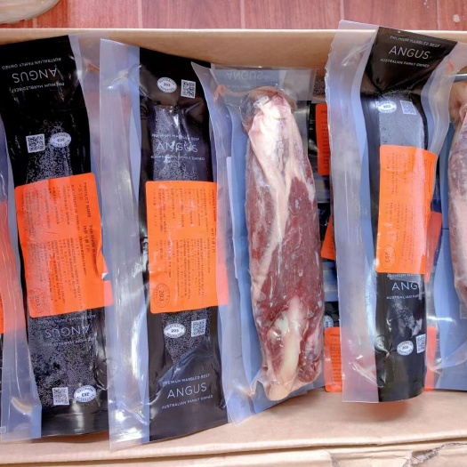 上海澳洲黑安格斯A腱，餐厅卤水金钱腱子肉，五香酱卤，精修牛腱子肉