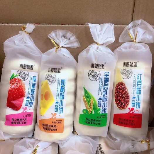 长沙200克6个装小憨姐姐草莓奶酪红豆味小饼面包代餐点心办公室小