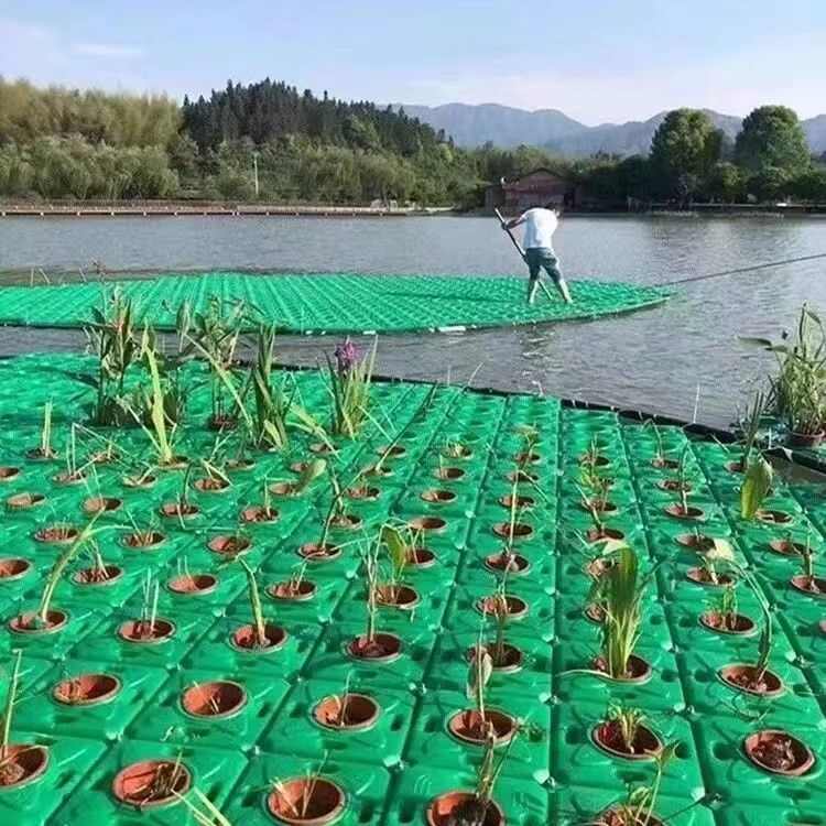 水上生态浮岛浮床水质净化种植容器花盆浮岛人工浮岛浮盘水质净化