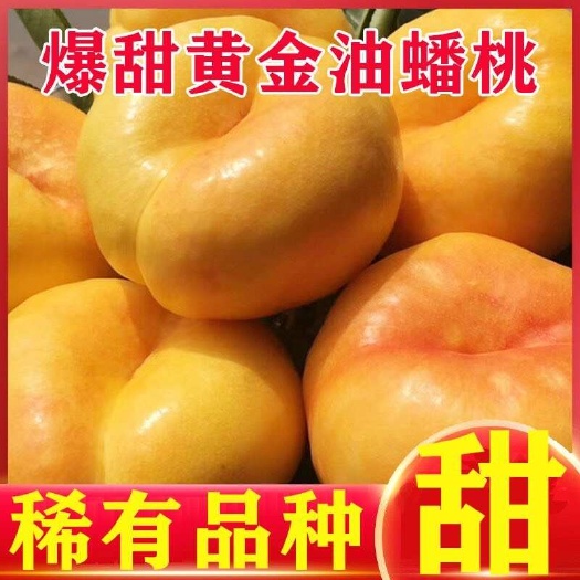 蒙阴县蒙阴蜜桃甜多汁黄油蟠桃彩虹油蟠桃4斤净果