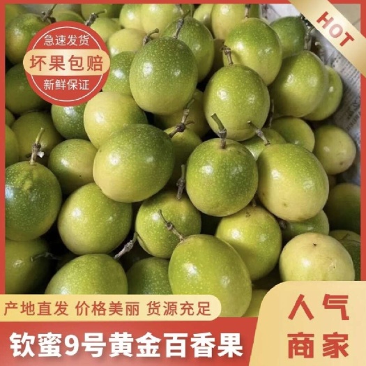 寻乌县江西钦蜜9号黄金百香果，产地直发，市场电商纯甜海南广西黄金果