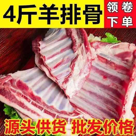 济南新鲜羊排羊排尖羊排块小羊排新鲜肋排块冷冻羊排尖生鲜