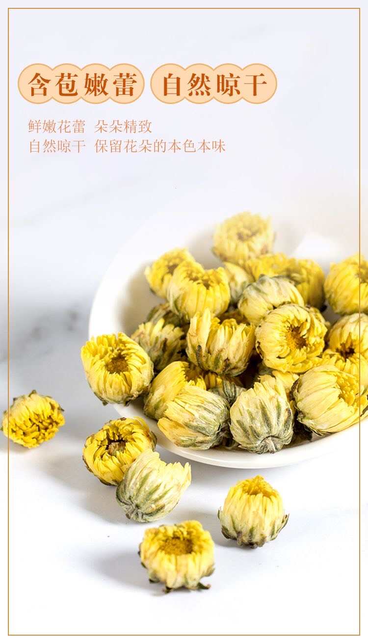 胎菊菊花头采大花金黄色泽