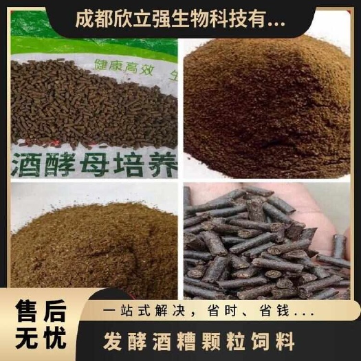 大邑县发酵酒糟颗粒饲料 干白酒糟粉 浓香型酱香型酒糟粉颗粒