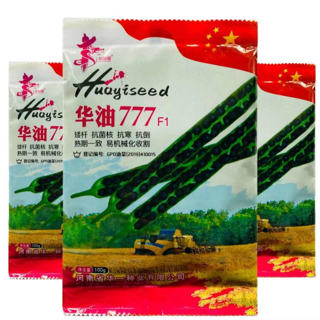 华油777油菜籽种子 甘蓝型杂交油菜种子