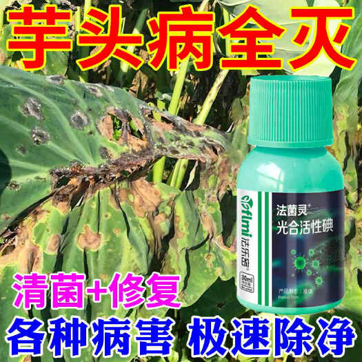 栾川县芋头病专用药烂叶斑点疫病霜霉病铜钱病芋瘟病全治防治杀菌剂正品