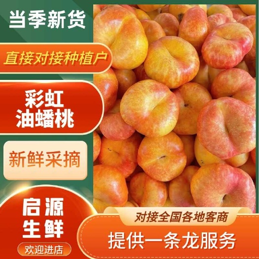 蒙阴县山东蒙阴山东蒙阴彩虹油蟠桃对接市场电商一件代发
