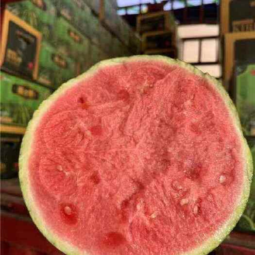 河南开封新鲜麒麟瓜 有籽西瓜 当日现摘现发