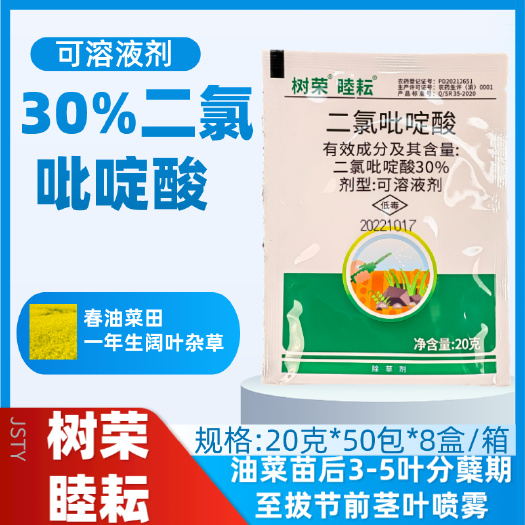 成都30%二氯吡啶酸春油菜田阔叶草刺儿菜苣荬菜鬼针草稻槎菜大巢菜