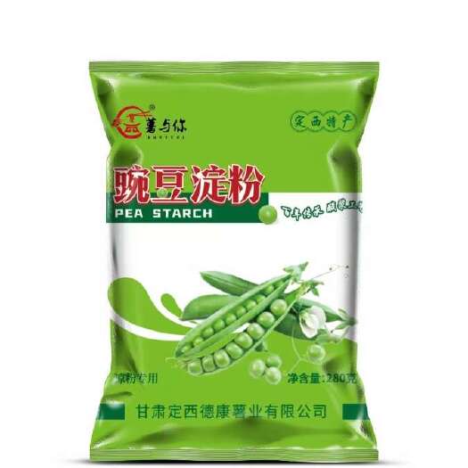 甘肃定西豌豆淀粉批发凉皮专用生粉食用整箱发货