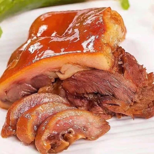 成都全熟猪头肉，地摊好产品，卤猪头，八成熟卤猪头肉