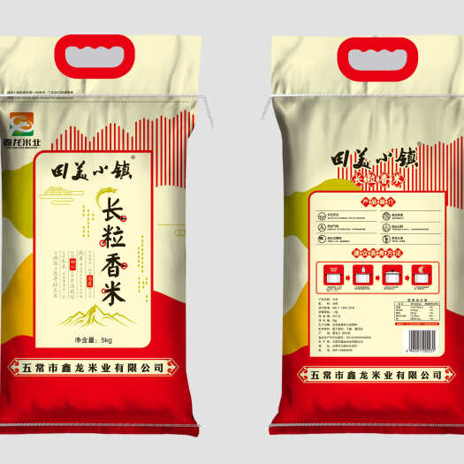 五常市优质五常田美小镇长粒香东北大米5kg/袋编织袋包装