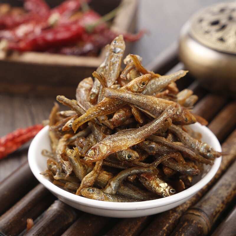 湖南特产火焙鱼烟熏水库烟熏麦穗鱼弄子鱼 毛毛鱼 细鱼嫩子干货