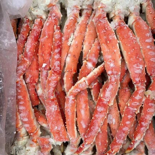 连云港帝王蟹腿超大俄罗斯熟冻帝王蟹腿肉家庭版大餐酒店商用帝王蟹腿