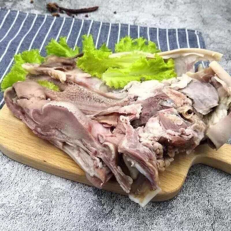 清真全熟羊頭肉羊臉肉 無骨去骨八成熟羊頭肉去骨干凈半成品