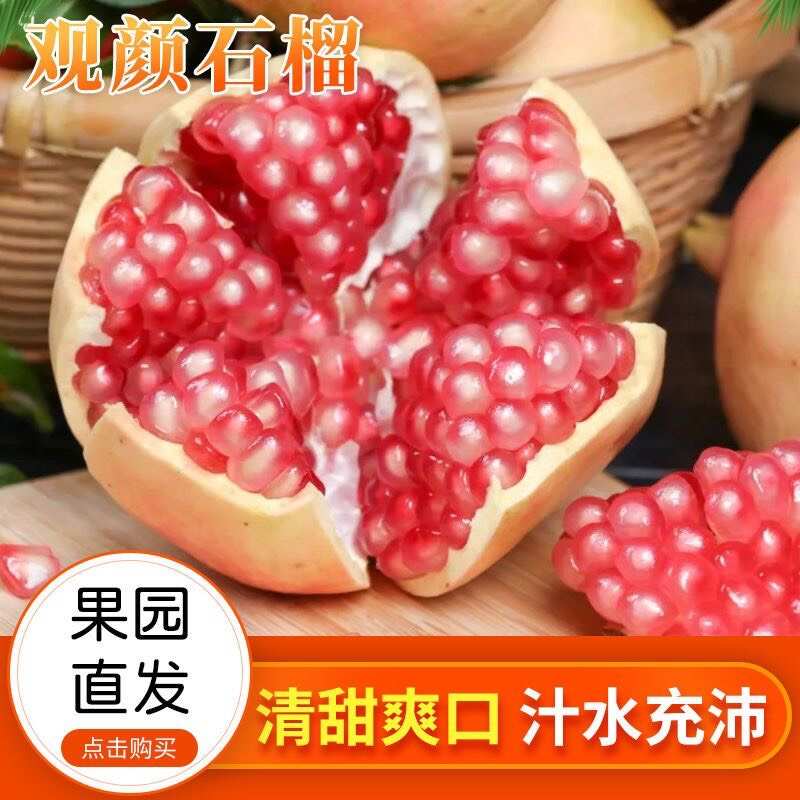 云南蒙自石榴新鲜现摘现发，厂地直发，没有中间商差价云南新鲜摘