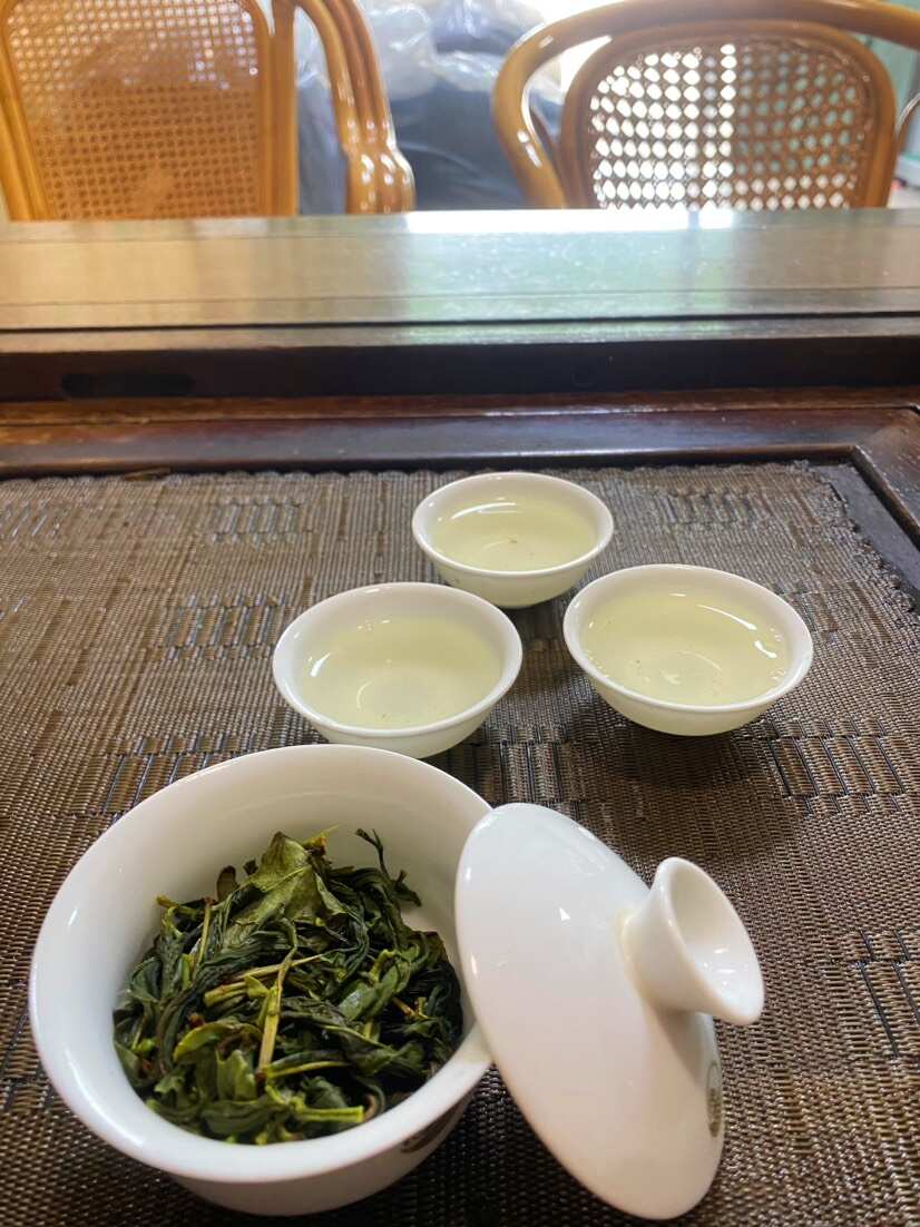 凤凰单丛茶抽湿茶绿衣仙子老枞高山清香大乌叶鸭屎香绿单枞茶