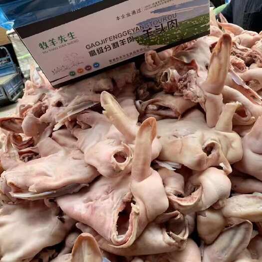 河间市羊头肉 去骨纯白羊头肉 卤炖羊汤馆食材