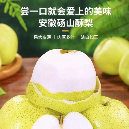 砀山县酥梨产地供应，百年老树酥梨皮薄肉质细腻，货源充足，全国代发。