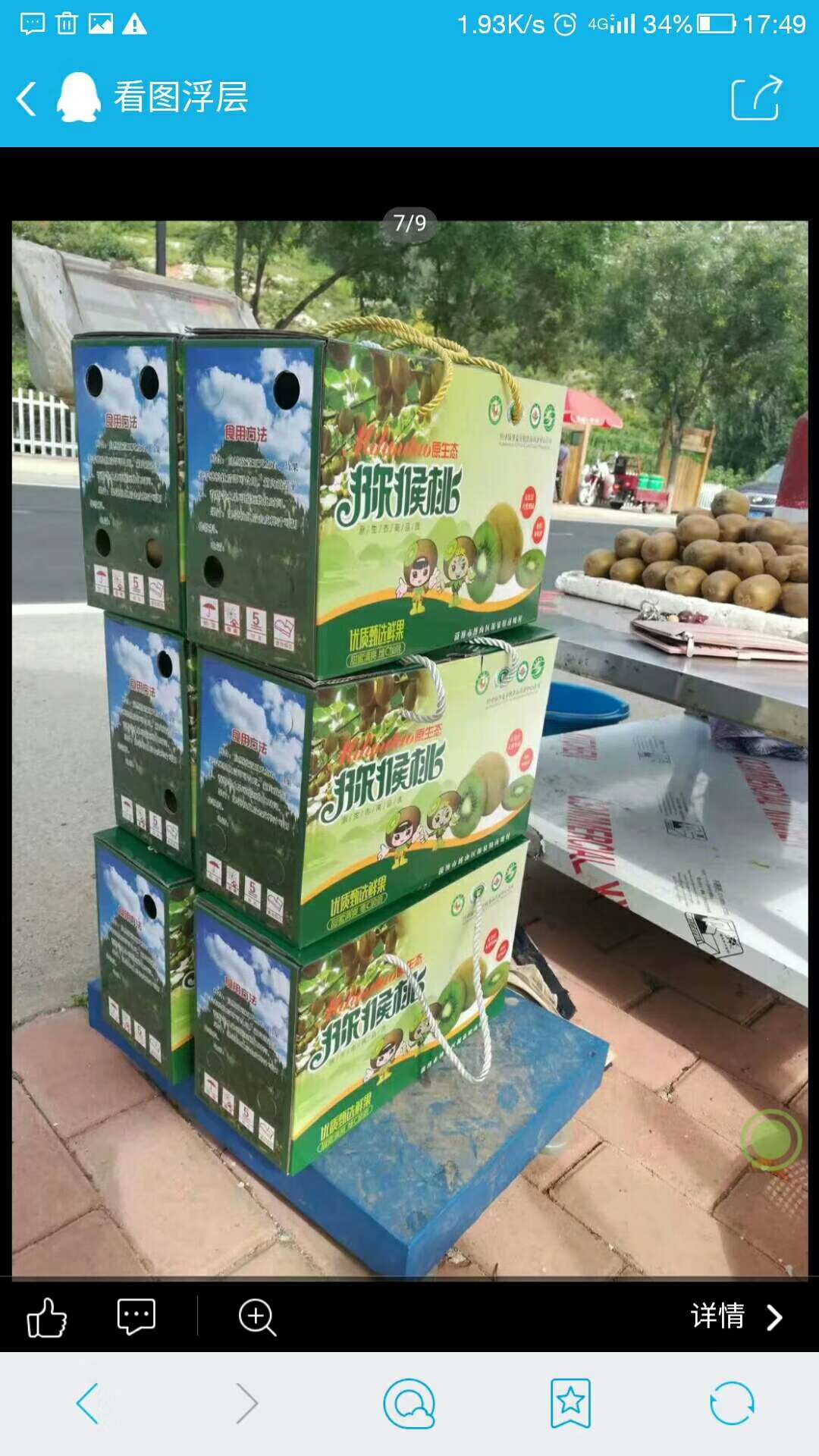 山东省博山区源泉镇猕猴桃