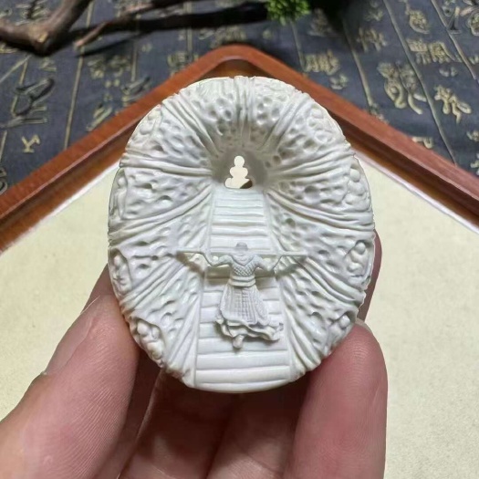 北京【一心向佛】，中国工艺美术王金亮大师手工雕刻