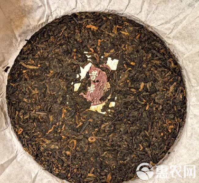 2018云南普洱茶熟普昔归357g干仓老茶饼焦糖香陈香回甘好