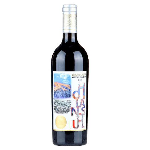 桐乡市贺兰神有机经典赤霞珠干红葡萄酒2019正品贺兰山东麓红酒橡木