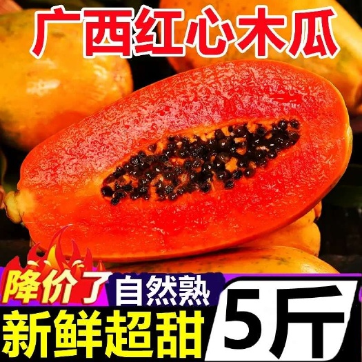 【广西红心木瓜】现摘现发新鲜到家软糯香甜口感地道孕妇水果当季