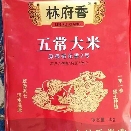五常市东北人做东北大米。五常稻花香二号。长粒香。