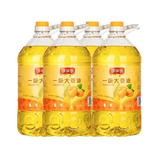 唐县鸿孚乐一级大豆油5L*4桶食用油粮油批发家用