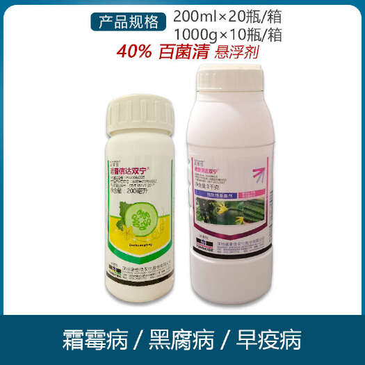 诺普信 达双宁40%百菌清黄瓜霜霉病农药杀菌剂悬浮剂