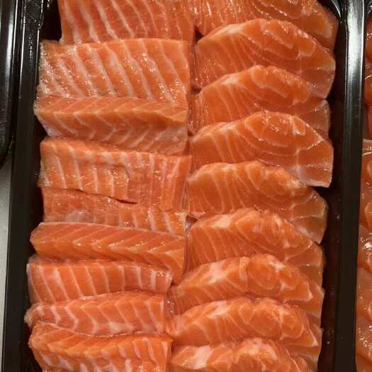 连云港【冰鲜】高品质现切挪威冰鲜三文鱼400g(盒装刺身海鲜)