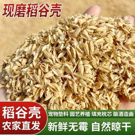 水稻壳现磨新稻壳谷壳酿酒专用营养发酵床熏腊肉养殖垫料包邮