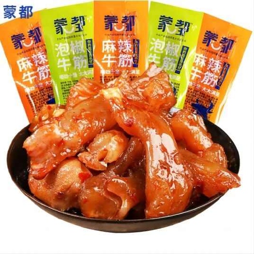 蒙都牛筋内蒙古特产熟食即食麻辣味休闲零食独立小包装