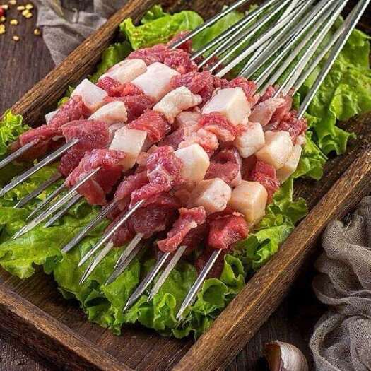 徐州新鲜精选猪肉串 火锅烤肉环保包装即时发货