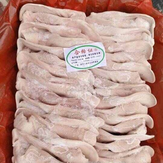 成都猪耳朵冷冻生猪耳 带根猪耳朵33-36片解冻18左右卤菜饭店