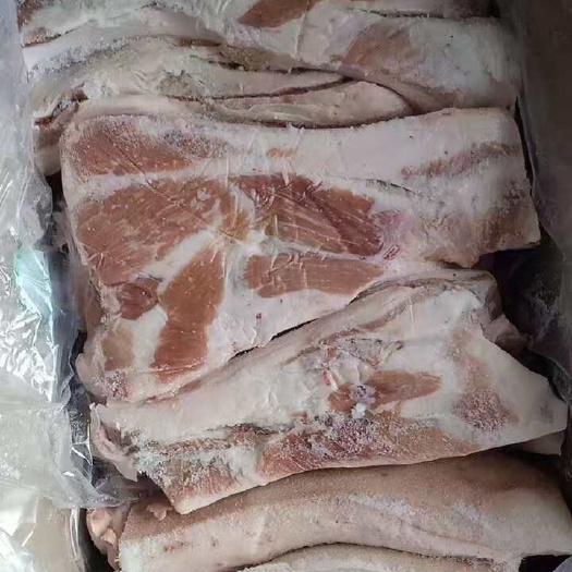 肥猪带皮五花条18吨，新货