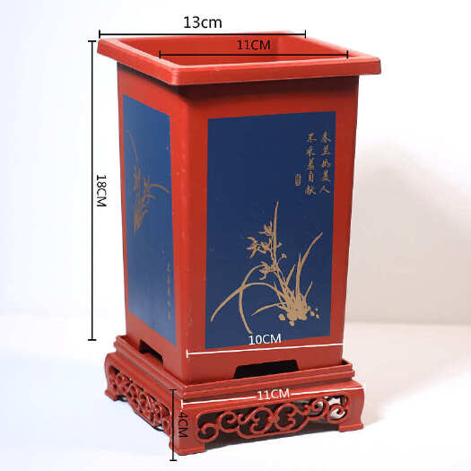 翁源县厂家直销：精品树脂盆花盆兰花盆塑料盆