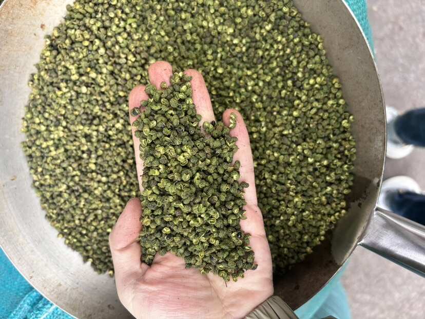 云南青花椒云南麻椒青麻椒2024年新货特麻特香青花椒90开口