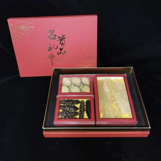 2拼，3拼，海参鲍鱼鹿茸鱼翅鱼胶礼盒海产品干货批发