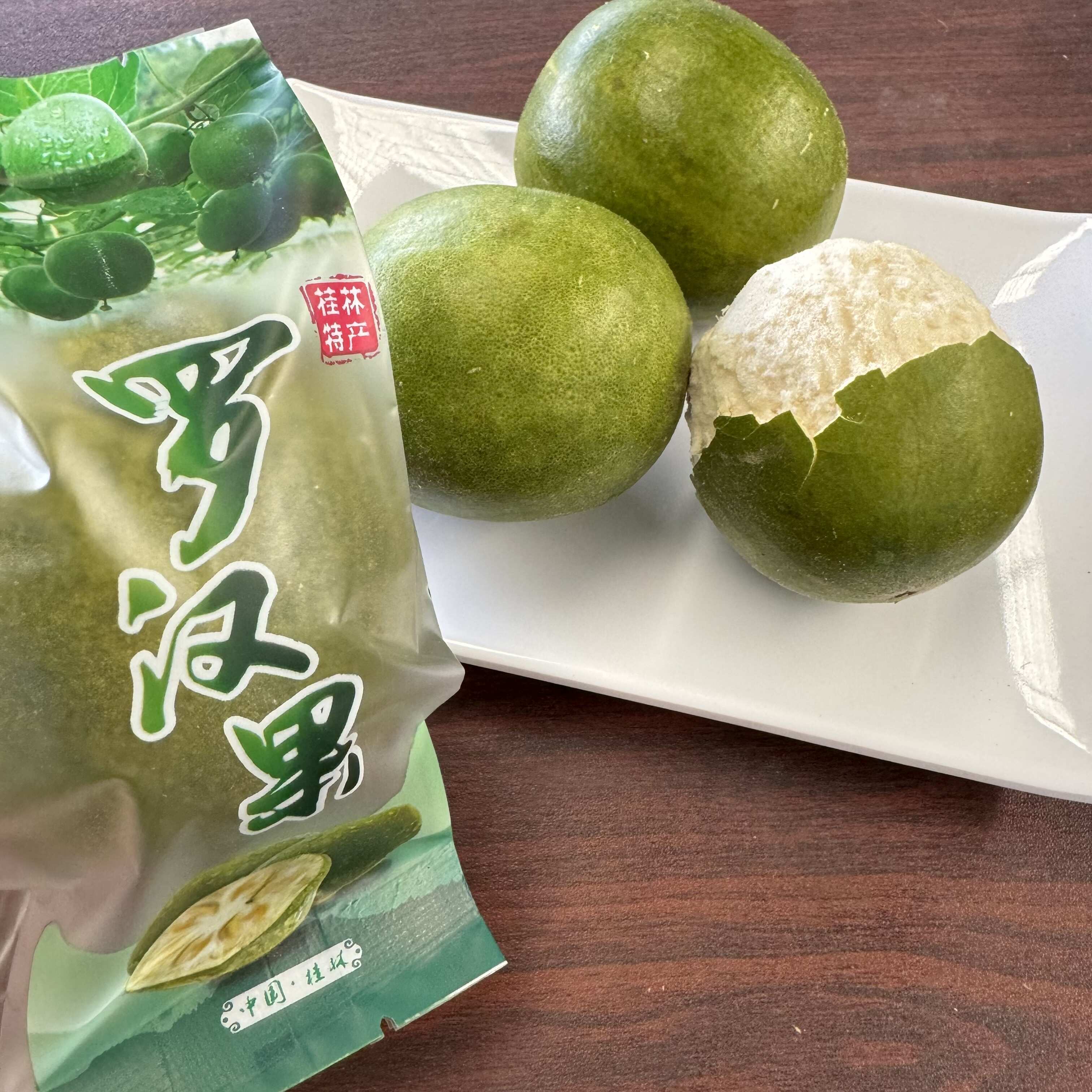 脱水罗汉果青皮原色批发散批厂家直发广西桂林原产地