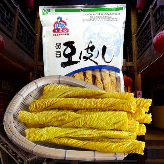 恩施市绿色产品手工豆油皮