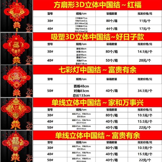 3D立体中国结
