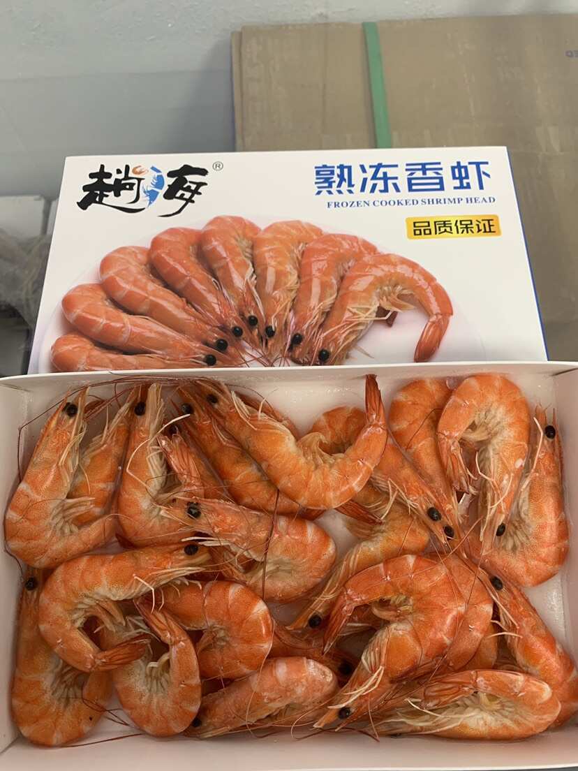 赶海熟冻香虾  易烹饪  具有高蛋白质