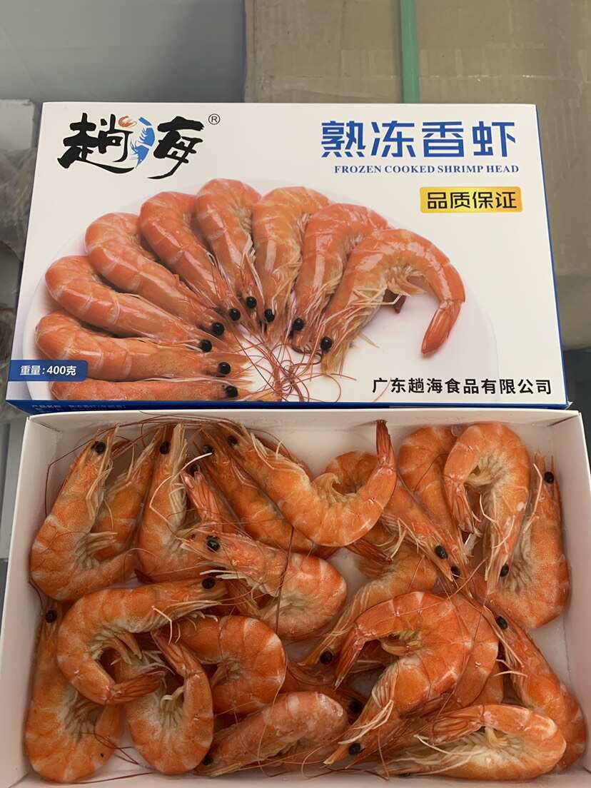 赶海熟冻香虾  易烹饪  具有高蛋白质