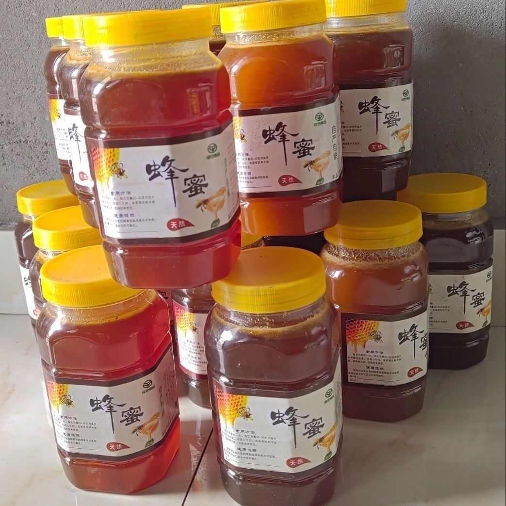 百花蜂蜜农户自产土蜂蜜